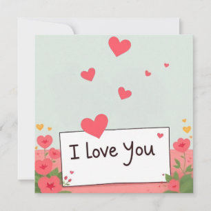 I Liebe You Card Karte