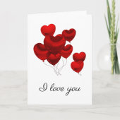 I Liebe You Card Karte (Vorderseite)