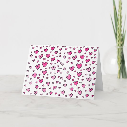 I Liebe You Card Karte (Vorderseite)