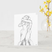 I Liebe You Card Personalisierte romantische Gabel Karte (Gelbe Blume)