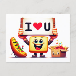 I Liebe You Cards Postkarte