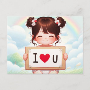 I Liebe You Cards Postkarte