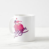 I Liebe You Couple Sweatshirt Kaffeetasse (Vorderseite Links)