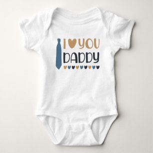 I Liebe You Daddy Baby Bodysuit Baby Strampler