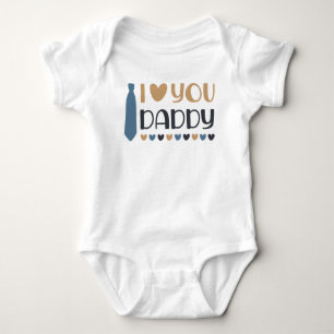 I Liebe You Daddy Baby Bodysuit Strampler