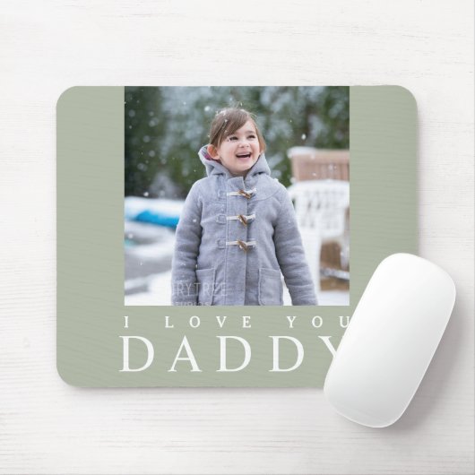 I Liebe You Daddy Foto Mousepad (Mit Mouse)