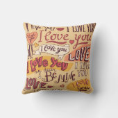 "I Liebe you" Drehkissen Kissen (Rückseite)