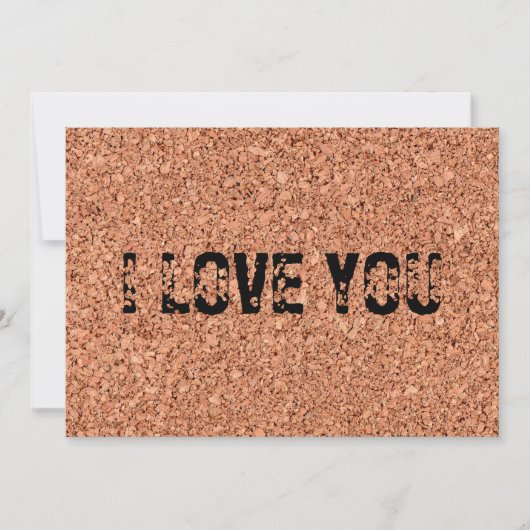 "I LIEBE YOU" EINLADUNG (Vorderseite)