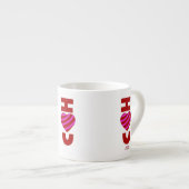 I Liebe You Espresso Tasse (Vorderseite Rechts)