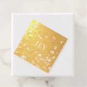 "I Liebe You" Foil Favor Tag (Mit Box)