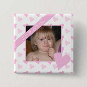 I Liebe You Foto Schaltfläche Button