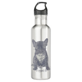 I Liebe YOU - French Bulldog Edelstahlflasche