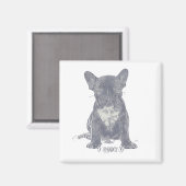 I Liebe YOU - French Bulldog Magnet (Vorderseite/Rückseite)