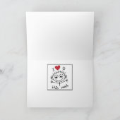 "I LIEBE YOU" GESCHÄFTSTAG KARTE (Innenseite)