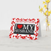 "I LIEBE YOU" GESCHÄFTSTAG KARTE (Gelbe Blume)