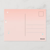 "I Liebe you", geschrieben durch Glasware-Postkart Postkarte (Rückseite)