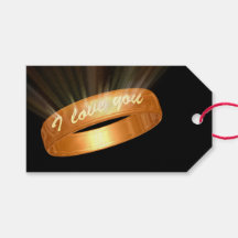 "I Liebe you" Goldener Ring