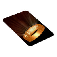 "I Liebe you" Goldener Ring