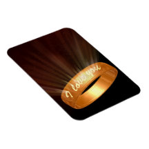 "I Liebe you" Goldener Ring