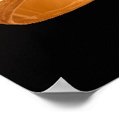 "I Liebe you" Goldener Ring Poster (Ecke)