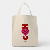 I Liebe You Grocery Tasche (Rückseite)