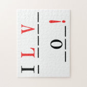 I Liebe You-Hangman Style by Shirley Taylor Puzzle (Vertikal)