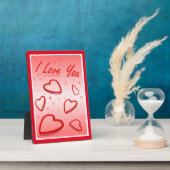 "I LIEBE YOU" HEARS FOTOPLATTE (Seite)