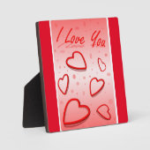 "I LIEBE YOU" HEARS FOTOPLATTE (Vorderseite)