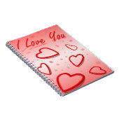 "I LIEBE YOU" HEARS NOTIZBLOCK (Rechte Seite)