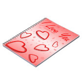 "I LIEBE YOU" HEARS NOTIZBLOCK (Linke Seite)