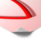 "I LIEBE YOU" HEARS POSTER (Ecke)