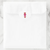 I Liebe You Heart Aufkleber (Tasche)