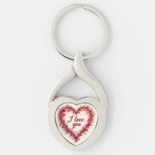 I Liebe You Heart Keychain - Romantisches Geschenk Schlüsselanhänger
