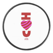 I Liebe You Hockey Puck (Vorderseite)