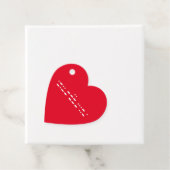 "I Liebe You" in Morse Code Geschenkanhänger (Beispiel)