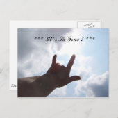 I LIEBE YOU in Sign, *** Es ist so wahr! *** Postkarte (Vorne/Hinten)