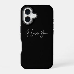 I Liebe You iPhone 16 Pouch - Niedlich Romantische Hülle