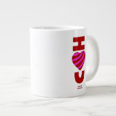 I Liebe You Jumbo Tasse (Vorderseite Rechts)