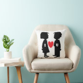 "I LIEBE YOU" Junge und MÄDCHEN Kissen (Stuhl )