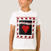 I Liebe You Ladybugs T-Shirt (Vorderseite)