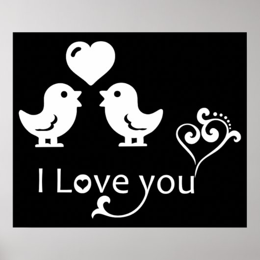 "I LIEBE YOU" - LIEBER POSTER (Vorne)