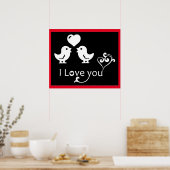 "I LIEBE YOU" - LIEBER POSTER (Küche)