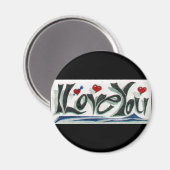 I Liebe You Magnet (Vorderseite/Rückseite)