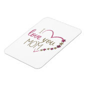 I Liebe You Mama Glitzer Herz Magnet (Linke Seite)