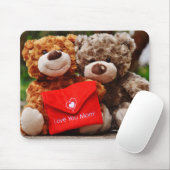 I LIEBE YOU MAMA - Niedlich & Cuddy Teddy Bears Mousepad (Mit Mouse)