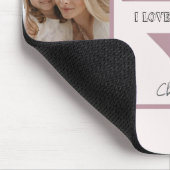 "I Liebe You Mama" Personalisierte Fotos Maus-Pad Mousepad (Ecke)