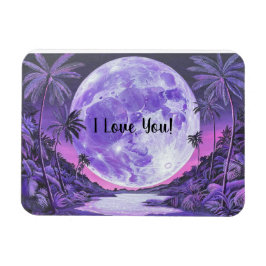 I Liebe You-Moon-Flexible Foto Magnet