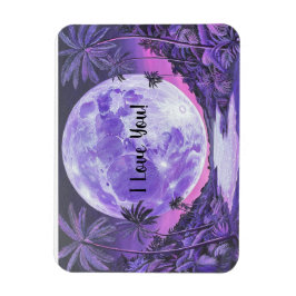 I Liebe You-Moon-Flexible Foto Magnet