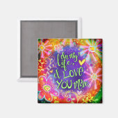"I Liebe You More" Inspirivity Magnet (Vorderseite/Rückseite)