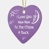 I Liebe You Nan Nan Keramikornament (Links)